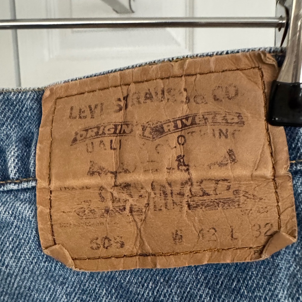 Levi’s 505 Men’s Jeans – Vintage Blue, Size 42x32 - Picture 7 of 8